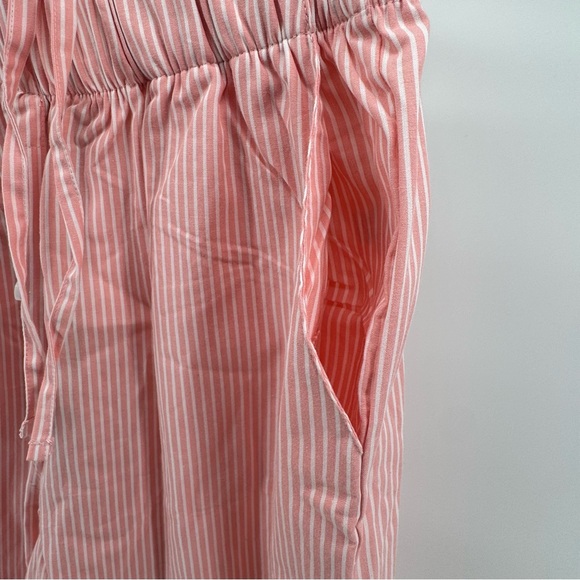 Daily Drills Poplin Resort Pant dusty rose and white stripes xs/s Sold out style - Picture 6 of 9